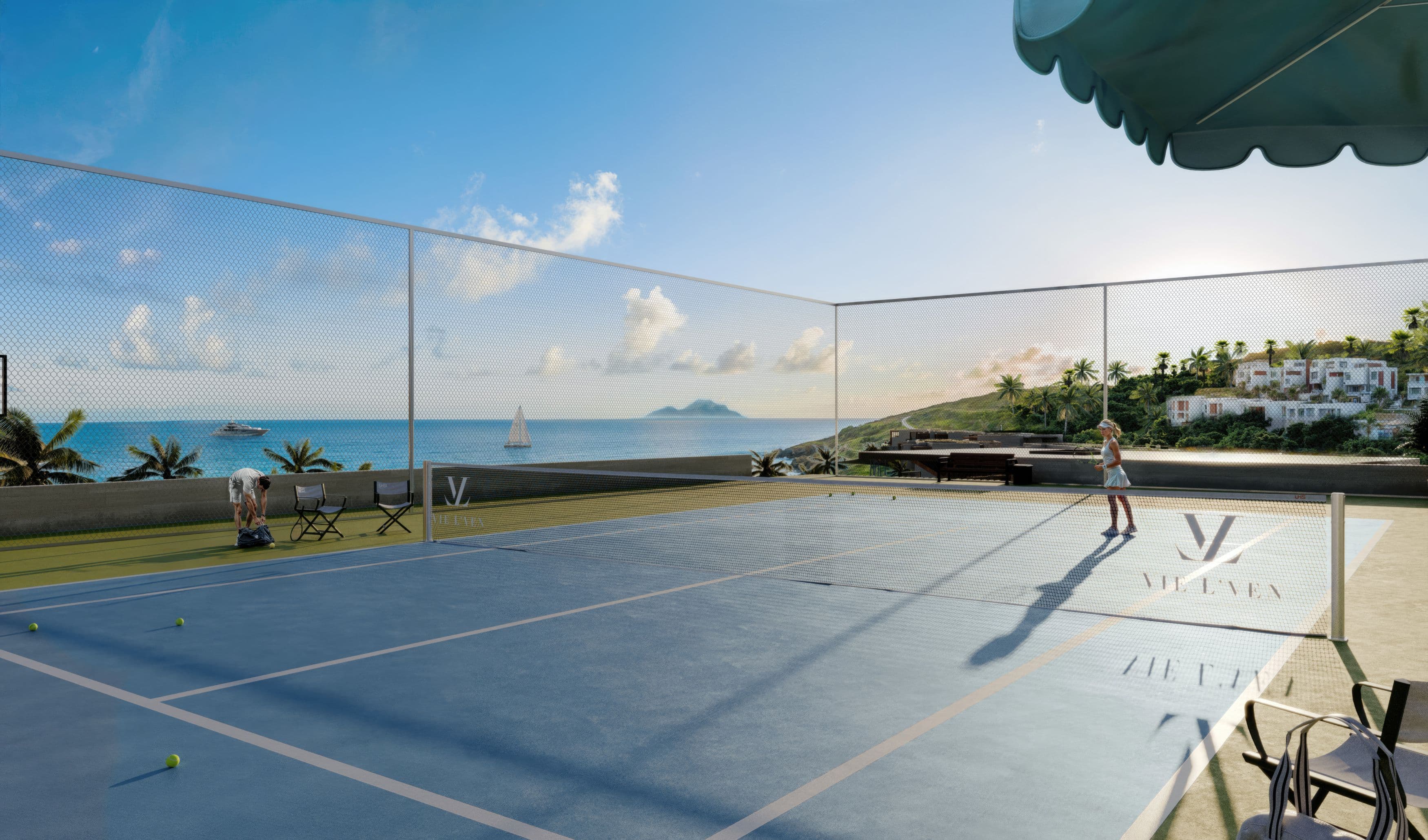 VLV Rooftop Tennis Court