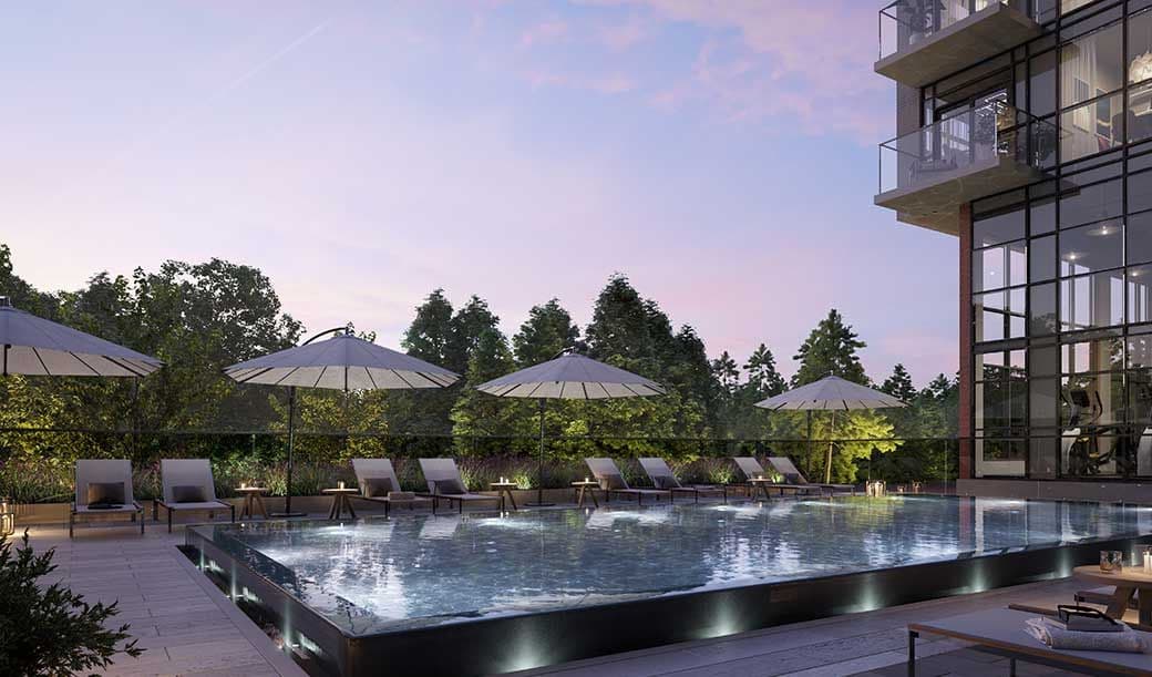 highland commons exterior pool